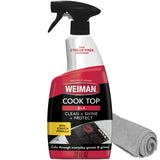 Weiman 22 oz Glass & Ceramic Cooktop Degreaser, No-Rinse – Fast Post-Dinner Cleanup for Meal-Prep Heavy Households
