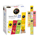 4C Iced Tea Powder Packets – Sugar-Free Hydration for Self-Care Routines, 24 Single-Serve Sticks with Vitamin C