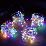 [Brand] Mini LED String Lights – Cozy Living Room Aesthetic Accent, Battery Powered Copper Wire Set of 4