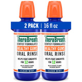 TheraBreath Healthy Gums Oral Rinse – Worry-Free Oral Care with CPC and Zero Harsh Chemicals, Pack of 2