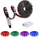 Luminique Battery LED Strip Lights – Clean Peel and Stick Accent Lighting for Uncluttered Modern Spaces