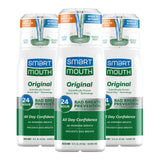 SmartMouth Original Zinc Activated Mouthwash - Sugar-Free, Gluten-Free, Paraben-Free Family Safe Oral Rinse, 16 fl oz (3 Pack)