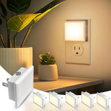 L LOHAS LED Night Light – Practical Housewarming Gift for New Homeowners, 6-Pack Dusk-to-Dawn Plug-in Set