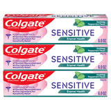 Colgate Sensitive Enamel Health Toothpaste – Daily Enamel Repair Formula Safe for Adults with Gluten Sensitivities, 3 Pack 6 oz