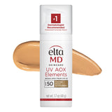 EltaMD UV AOX Elements Tinted Mineral Sunscreen SPF 50 – Calming Daily Ritual for Sensitive Skin