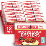 Bumble Bee Premium Select Whole Canned Oysters - Gourmet Stocking Stuffer for Seafood Lovers and Home Cooks, 3.75 oz Can