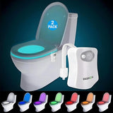 ZEZHOU Motion Activated Toilet Light – Safe Nighttime Bathroom Navigation for Seniors and Light Sleepers, No Tripping LED Guide