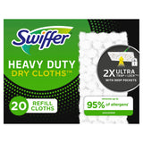 Swiffer Sweeper Heavy Duty Dry Cloths for Nursery and Playroom Floor Sweeping, Family Safe Refills, 20 Count