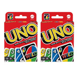 Mattel UNO Two-Deck Bundle – Minimalist Card Game for Intentional, Screen-Free Home Nights