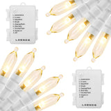 Aurora Glow LED Fairy Lights – Bedroom Aesthetic Lighting, 6H Timer Warm White 18ft