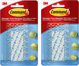 Command Clear Decorating Clips for Minimalist Home – Seamless, Residue-Free Light and Garland Mounts