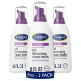 Cetaphil Pro Oil Removing Foam Wash – Streamlined Vanity Counter Cleanser for Combination Oily Skin, Fragrance Free 8 oz