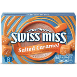 Swiss Miss Salted Caramel Halloween Hot Cocoa – Affordable Seasonal Gift Basket Addition for Coworkers and Neighbors, 8 Packets