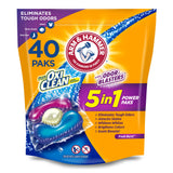 Arm & Hammer Plus OxiClean 5-in-1 Laundry Detergent Power Paks – Self-Care Laundry Ritual for Wellness Focused Adults, Odor Blasters Fresh Burst Scent for Linens