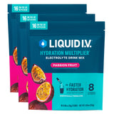 Liquid I.V. Hydration Multiplier - Golden Cherry | Portable Electrolyte Stick Packs for Trail, Gym and Hot-Weather Hydration
