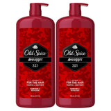 Old Spice Swagger 2-in-1 Shampoo and Conditioner – Single Bottle Declutter Shower Solution for Men, Cedarwood Lime