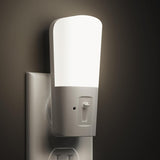 LOHAS Compact Plug in Night Light, Sleek Mini LED for Clean Modern Bedrooms and Hallways, 2 Pack