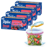 Ziploc Gallon Food Storage Bags – Keep Produce Fresh Up to 2x Longer for Healthier Meals