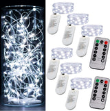 Brightown Battery Operated Fairy Lights – Living Room Shelf Accent Lighting in Warm White