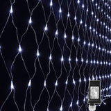LYHOPE 360 LED Net Lights – Clear-Wire Mesh for Uncluttered Holiday Styling on Walls, Staircases, and Mantels