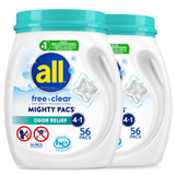 All Mighty Pacs Laundry Detergent – Streamlined Single-Dose Pacs for a Clean and Uncluttered Laundry Room