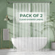 Clear - 72"W x 96"L (Pack of 2)
