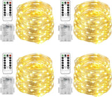 Homemory Battery Operated Fairy Lights 240 LED – Ambient Mood Lighting for Dorm Room, Apartment, and Indoor Home Styling