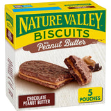 Nature Valley Biscuit Sandwiches Cinnamon Almond Butter – Desk Drawer Snack for Office, Individually Wrapped Whole Grain Bar