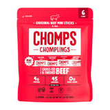 CHOMPS MINI Turkey Jerky Sticks – Healthy Snack Gift Box for Health Conscious Friends and Family, 6-Count Original Turkey