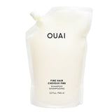OUAI Fine Hair Shampoo - Mindful Volumizing Wash for the Wind-Down Bath Ritual, Calming Italian Lemon Hair Cleansing