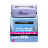 Neutrogena Day & Night Facial Cleansing Wipes – Thoughtful Self-Care Gift for Her, Plant-Based 3-Pack