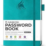 Clever Fox Password Book – Hack-Proof Offline Password Organizer, No Cloud Storage or Data Breach Risk