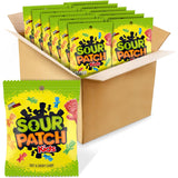 Sour Patch Kids Original Soft & Chewy Candy 3.6oz 12-Pack – Lunchbox Snack and Trick-or-Treat Handout for School Kids