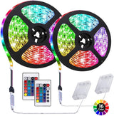 GlowVibe Cordless LED Strip – Living Room Ambient Lighting for Bookshelves and TV Backdrops