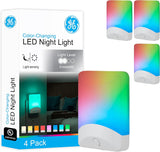 GE Color Changing LED Night Light – Practical Housewarming Gift and Baby Shower Present, 2 Pack