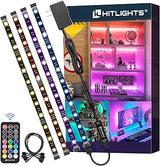 HitLights LED Strip Lights – Clean Minimalist Home Lighting for Uncluttered Spaces, Low Profile 1ft Strips