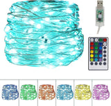 Twinkle Star 66 FT Fairy Lights – Balcony Railing and Garden Trellis Decor, USB-Powered Warm White