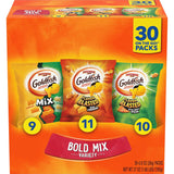 Goldfish Cheddar Cheese Crackers – Office Desk Drawer Snack Pack, 20 Single-Serve Pouches for Work