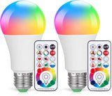 SUNNEST Color Changing Light Bulb – One Bulb Replaces Many Accent Lights, Clean E26 10W Design with Remote