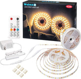 WOBANE 3000K Dimmable Light Strip – Ambient Under-Cabinet and Shelf Lighting for a Designer Look