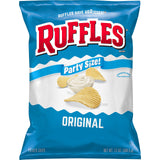 Ruffles Potato Chips 13oz Party Bag – Kid-Friendly Gluten-Free Snack for Lunchboxes and After-School Munching