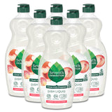 Seventh Generation Unscented Dish Soap – Non-Toxic Dishwashing Liquid for Mindful Home Care, 95% Biobased 6-Pack