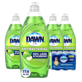 Dawn Ultra Antibacterial Dish Soap for Family Kitchens, Cuts Greasy Dinner Plates Fast