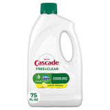 Cascade Free & Clear Dishwasher Detergent Gel – Set-and-Forget Dish Care for Busy Home Offices, 24-Hour Power
