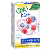 True Lemon Kids Blue Raspberry Drink Mix – School Lunchbox Hydration for Kids, Low Sugar Powdered Water Flavoring