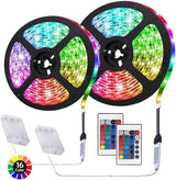 ACONDE Wireless LED Strip Lights – Living Room Accent Lighting, Multi-Color Changing Behind TV and Under Cabinets