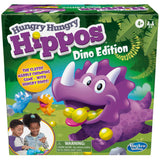 Hungry Hungry Hippos Dino Edition – Dinosaur Birthday Gift for Kids Ages 4 to 8
