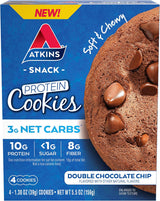 Atkins Chocolate Chip Protein Cookie – Keto-Friendly Self-Care Treat for Mindful Snacking at Home