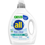 all Laundry Detergent Free Clear for Sensitive Skin – Dermatologist-Tested, Allergen-Control Wash Safe for Eczema-Prone Skin, 90 Loads
