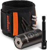 HORUSDY Weather-Resistant Magnetic Tool Wristband and Socket Grip Set – On-the-Go Repair Companion for Camping, Patio, and Outdoor Builds